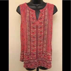 Lucky Brand Sleeveless Shirt Sz. Medium